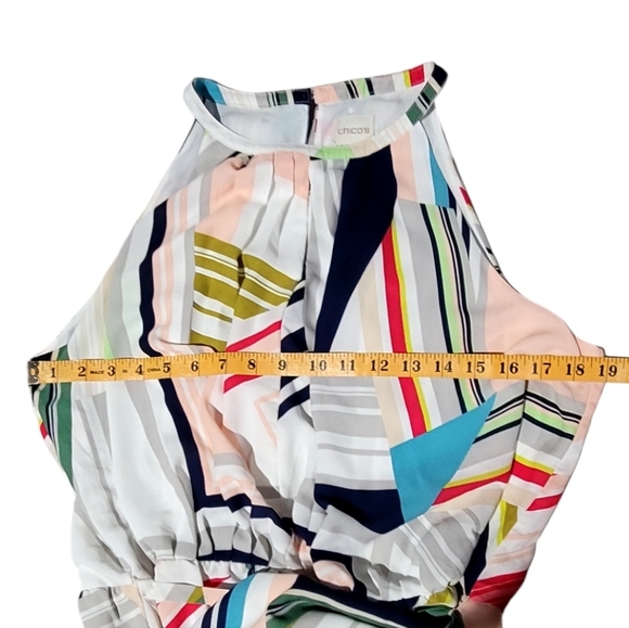 Chico's Petite Multi Geo Print Maxi dress - Picture 8 of 12